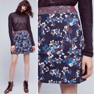 Anthropologie Maeve Cardana floral skirt
